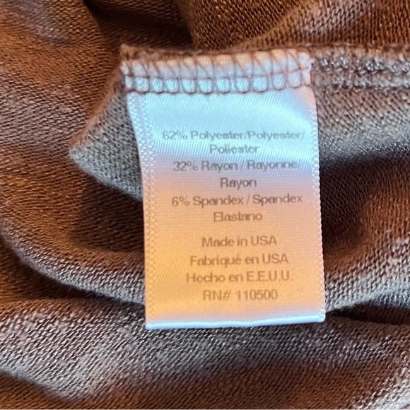 LAILA JAYDE Dolman Sweater 3/4 Sleeve Size XSP Taupe Knit - Picture 3 of 7